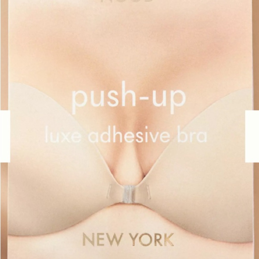 NIB Nood Push-Up Luxe Adhesive Bra Sz D